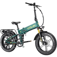 I7 Pro 3.0 Bicicleta Eléctrica Plegable - 1200W Potencia | Batería 20Ah | Velocidad 28mph | Autonomía 65mi
