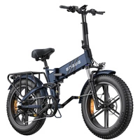 ENGWE Engine Pro 2.0 Bicicleta Eléctrica Plegable - 1200W Potencia | Batería 16Ah | Velocidad 28mph | Autonomía 68mi