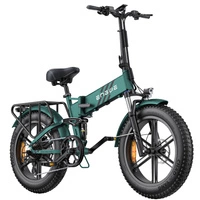 ENGWE Engine Pro 2.0 Bicicleta Eléctrica Plegable - 1200W Potencia | Batería 16Ah | Velocidad 28mph | Autonomía 68mi
