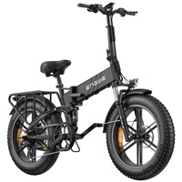 ENGWE Engine Pro 2.0 Bicicleta Eléctrica Plegable - 1200W Potencia | Batería 16Ah | Velocidad 28mph | Autonomía 68mi