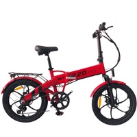 PVY Z20 Pro Bicicleta Eléctrica Plegable - Potencia 500W | Batería 10.4Ah | Velocidad 15.5mph | Autonomía 50mi