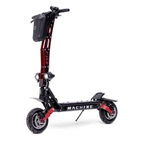 Machine Fox Eléctrico Scooter eléctrico | Rendimiento Extremo | 2400W (3200W Pico) Potencia | 43mph Velocidad | 20.4Ah Batería | 43mi Rango | Full Metal Design | Transporte Urbano Premium