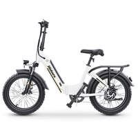 Bicicleta Eléctrica Plegable Hidoes BF1 - Potencia 750W | Batería 13Ah | Velocidad 25mph | Autonomía 41mi