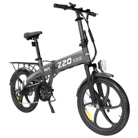 PVY Z20 Pro Bicicleta Eléctrica Plegable - Potencia 500W | Batería 10.4Ah | Velocidad 15.5mph | Autonomía 50mi