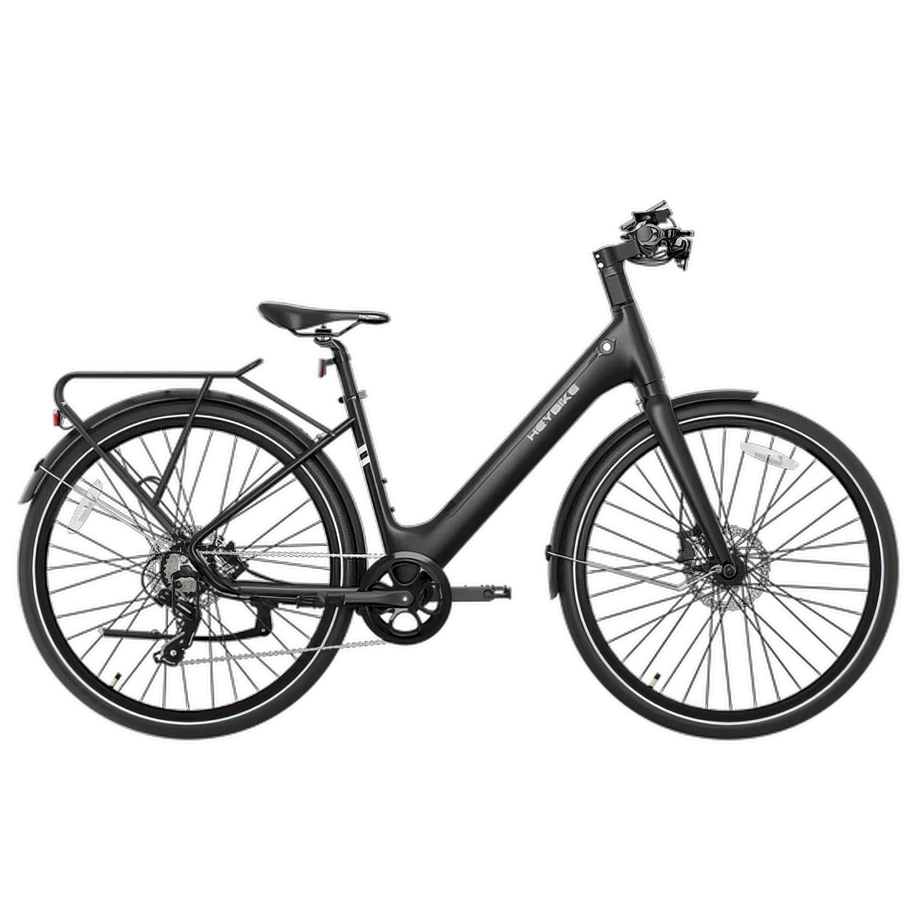 Heybike EC1 Step-Through Bicicleta Eléctrica - 250W Potencia | Batería 10Ah | Velocidad 15.5mph | Autonomía 62mi