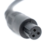 Adaptador CC 2,1 mm x 5,5 mm a GX 12