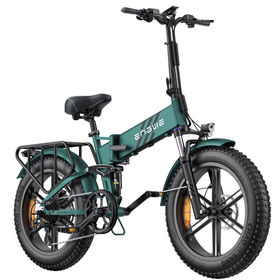 ENGWE Engine Pro 2.0 Bicicleta Eléctrica Plegable - 1200W Potencia | Batería 16Ah | Velocidad 28mph | Autonomía 68mi