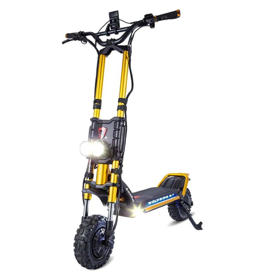 Kaabo Wolf King GT Pro Electric Scooter eléctrico | Rendimiento Extremo | 4000W (6500W Pico) Potencia | 62mph Velocidad | Batería 35Ah | 55mi Rango | Diseño de Motor Dual | Transporte Deportivo Definitivo