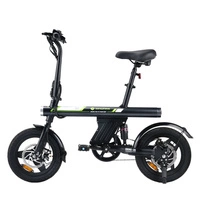 isinwheel CityGlide U1 Bicicleta Eléctrica Plegable - Potencia 500W | Batería 7.8Ah | Velocidad 20mph | Autonomía 28mi