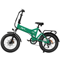PVY Z20 Plus Bicicleta Eléctrica Plegable - Potencia 500W | Batería 14Ah | Velocidad 31mph | Autonomía 62mi