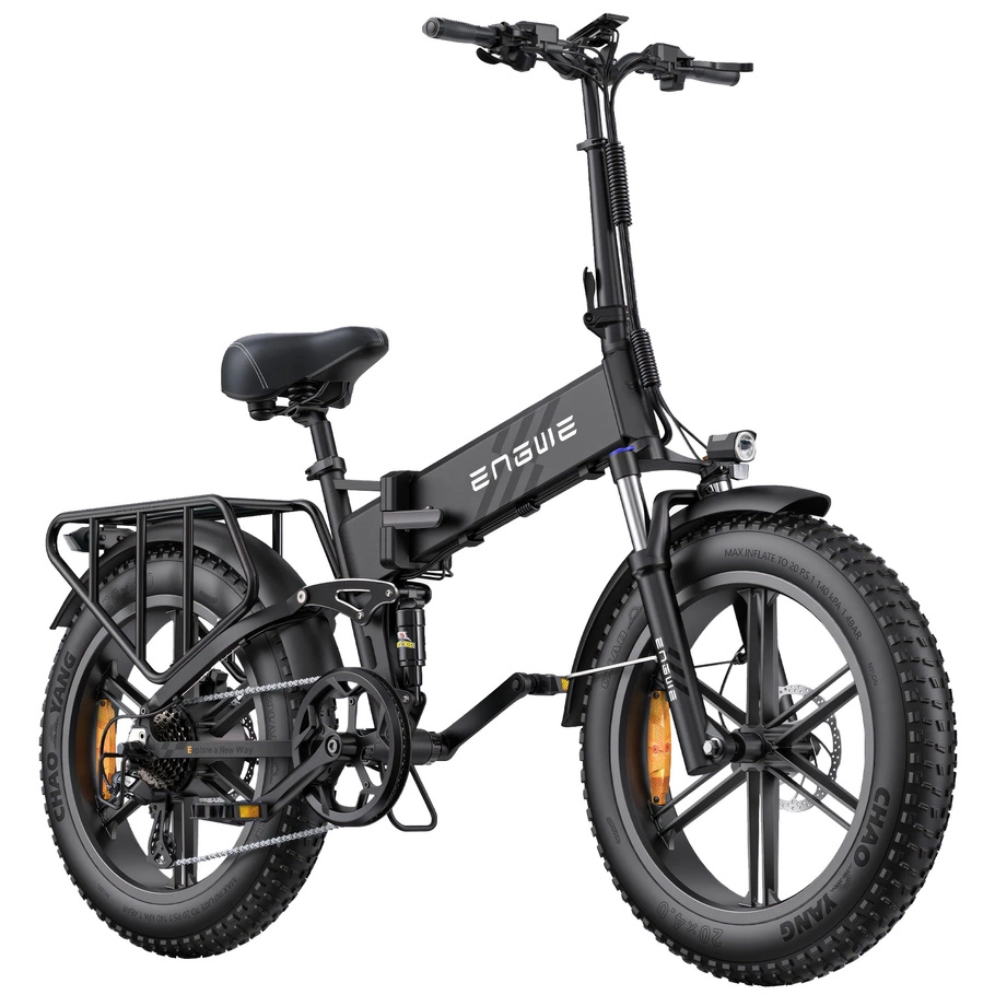 ENGWE Engine Pro 2.0 Bicicleta Eléctrica Plegable - 1200W Potencia | Batería 16Ah | Velocidad 28mph | Autonomía 68mi