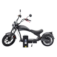 Bicicleta Eléctrica Ampride Chopper - 2000W Potencia | Batería 30Ah | Velocidad 34mph | Autonomía 37mi
