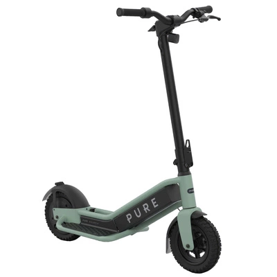 Pure Escape+ Electric Scooter eléctrico - Potencia 900W | Batería 12Ah | Velocidad 15.5mph | Autonomía 31mi