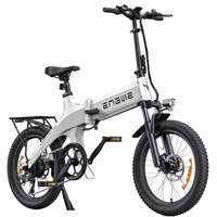 ENGWE C20 Pro Bicicleta Eléctrica Plegable - Potencia 850W | Batería 19.2Ah | Velocidad 30mph | Autonomía 93mi
