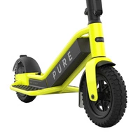 Pure Escape+ Electric Scooter eléctrico - Potencia 900W | Batería 12Ah | Velocidad 15.5mph | Autonomía 31mi
