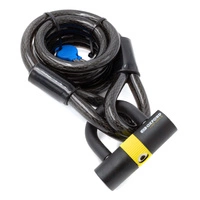 Cable Blindado 2m x 15mm Candado Mini Grillete Oxford Barrera Ebike Scooter