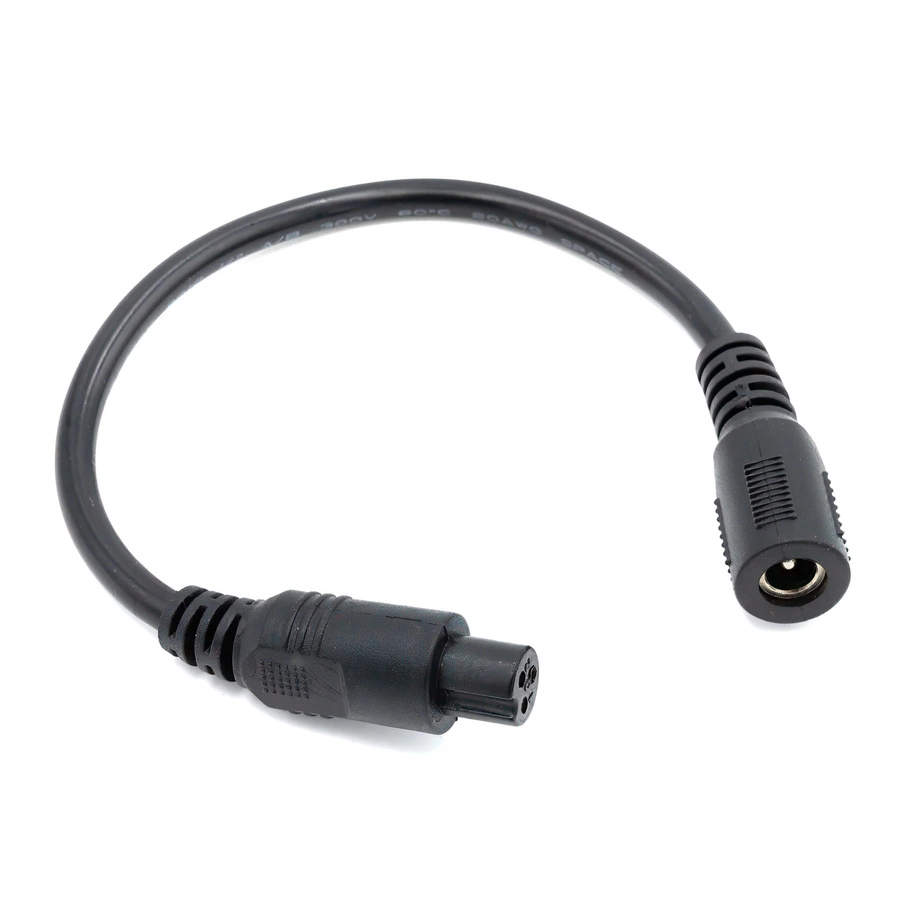 Adaptador CC 2,1 mm x 5,5 mm a GX 12