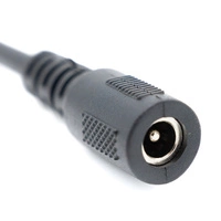 Adaptador CC 2,1 mm x 5,5 mm a GX 16