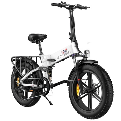 ENGWE Engine X Bicicleta Eléctrica Plegable - Potencia 250W | Batería 13Ah | Velocidad 15.5mph | Autonomía 75mi