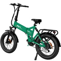 PVY Z20 Pro Bicicleta Eléctrica Plegable - 1000W Potencia | Batería 16.5Ah | Velocidad 31mph | Autonomía 75mi