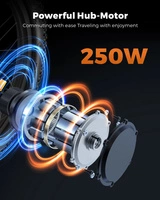 ENGWE T14 Bicicleta Eléctrica Plegable - Potencia 600W | Batería 10Ah | Velocidad 30mph | Autonomía 50mi