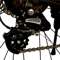 GIN X Bicicleta Eléctrica Híbrida | Rendimiento Urbano | 250W (500W Pico) Potencia | Velocidad 30mph | Batería 12.8Ah | Autonomía 75mi | Ruedas 27.5