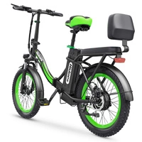 Bicicleta Eléctrica Plegable Hidoes C1 - Potencia 750W | Batería 13Ah | Velocidad 25mph | Autonomía 37mi