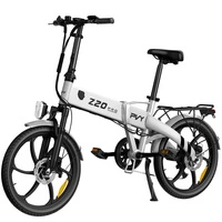PVY Z20 Pro Bicicleta Eléctrica Plegable - Potencia 500W | Batería 10.4Ah | Velocidad 15.5mph | Autonomía 50mi
