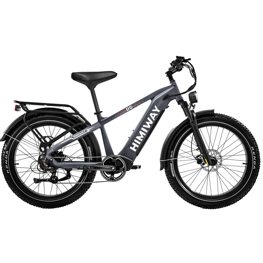 Bicicleta Eléctrica Himiway D5 Zebra High-Step - 250W Potencia | Batería 20Ah | Velocidad 15.5mph | Autonomía 80mi