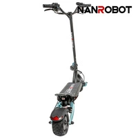Nanrobot Lightning 2.0 Eléctrico Scooter eléctrico | Rendimiento Extremo | 800W (1600W Pico) Potencia | 30mph Velocidad | Batería 18Ah | 25mi Rango | Diseño Premium | Transporte de Alto Rendimiento