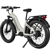 Himiway D5 Zebra Step-Thru Bicicleta Eléctrica - Potencia 250W | Batería 20Ah | Velocidad 15.5mph | Autonomía 80mi