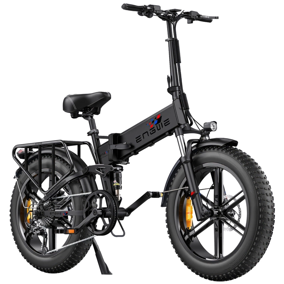 ENGWE Engine Pro Bicicleta Eléctrica Plegable - 1000W Potencia | 16Ah Batería | 30mph Velocidad | 75mi Rango