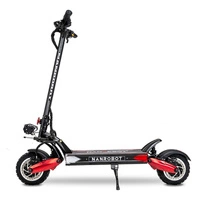 Nanrobot LS7+ Electric Scooter eléctrico | Rendimiento Extremo | 2400W (4800W Pico) Potencia | 55mph Velocidad | 40Ah Batería | 45mi Rango | Diseño de Motor Dual | Transporte de Alto Rendimiento