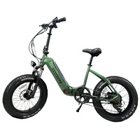 Starsfly Step-Through Bicicleta Eléctrica | 500W (750W Pico) Potencia | 21mph Velocidad | 13Ah Batería | 37mi Rango | Plegable Fat Tire