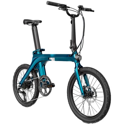 Fiido X 2025 Bicicleta Eléctrica Plegable - Potencia 250W | Batería 11.6Ah | Velocidad 15.5mph | Autonomía 81mi | Manillar Elevable