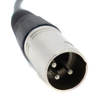 Adaptador DC 2,1mm x 5,5mm a XLR 3 PIN