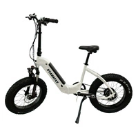 Starsfly Step-Through Bicicleta Eléctrica | 500W (750W Pico) Potencia | 21mph Velocidad | 13Ah Batería | 37mi Rango | Plegable Fat Tire