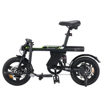 isinwheel CityGlide U1 Bicicleta Eléctrica Plegable - Potencia 500W | Batería 7.8Ah | Velocidad 20mph | Autonomía 28mi