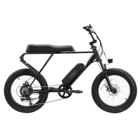 SWFT Zip Bicicleta Eléctrica | Rendimiento Personalizado | 500W (1000W Pico) Potencia | Velocidad 20mph | Batería 10Ah | 37mi Rango | Diseño Fat Tire | Transporte Estilo Chopper