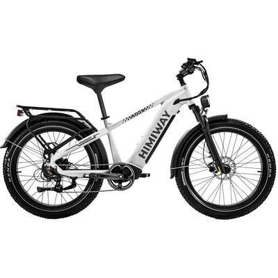 Bicicleta Eléctrica Himiway D5 Zebra High-Step - 250W Potencia | Batería 20Ah | Velocidad 15.5mph | Autonomía 80mi