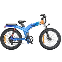 ENGWE X24 Bicicleta Eléctrica Plegable Triple Suspensión 25 km/h Autonomía 150 km