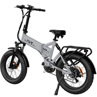 PVY Z20 Pro Bicicleta Eléctrica Plegable - Potencia 1000W | Batería 16.5Ah | Velocidad 31mph | Autonomía 75mi