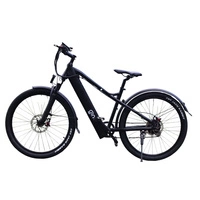 GIN X Bicicleta Eléctrica Híbrida | Rendimiento Urbano | 250W (500W Pico) Potencia | Velocidad 30mph | Batería 12.8Ah | Autonomía 75mi | Ruedas 27.5