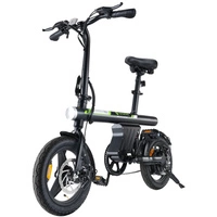 isinwheel CityGlide U1 Bicicleta Eléctrica Plegable - Potencia 500W | Batería 7.8Ah | Velocidad 20mph | Autonomía 28mi