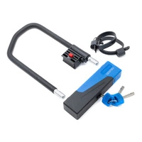 U Lock Oxford Sentry 260 190MM X 110MM D Lock Secure Ebike Escooter SIlver Rating