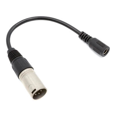 Adaptador DC 2,1mm x 5,5mm a XLR 4 PIN