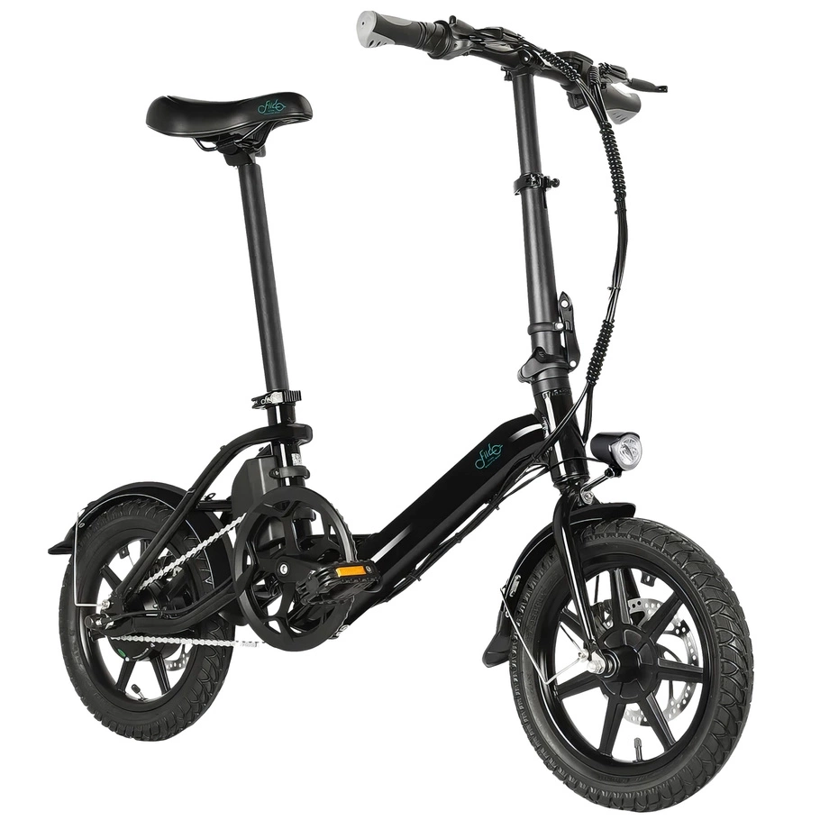 Fiido D3 Pro Mini Bicicleta Eléctrica Plegable - Potencia 250W | Batería 7.8Ah | Velocidad 15.5mph | Autonomía 37mi
