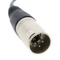 Adaptador DC 2,1mm x 5,5mm a XLR 4 PIN