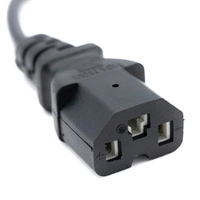 Adaptador CC 2,1 mm x 5,5 mm a IEC C13