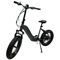 Starsfly Step-Through Bicicleta Eléctrica | 500W (750W Pico) Potencia | 21mph Velocidad | 13Ah Batería | 37mi Rango | Plegable Fat Tire